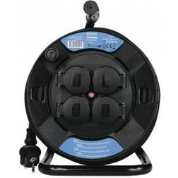 NQ Power Kabeltromle Safety Plug, H07rn-f 3x2,5mm, 15m Kabel