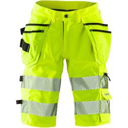 Fristads dame håndværkershorts 2529 PLU, Hi-Vis Gul