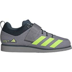 adidas Powerlift 5 Weightlifting - Grey Three/Lucid Lemon/Arctic Night
