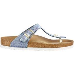 Birkenstock Kid's Gizeh - Shiny Snake Sky