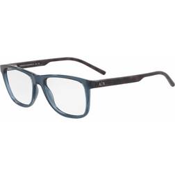 Armani exchange blue square designer eyewear