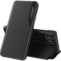 Skal-man Samsung Galaxy A22 5G Flip Fodral Svart time-view
