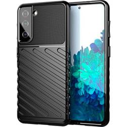 Hurtel Samsung Galaxy S23 Thunder Series Plastik Bagside Cover Sort