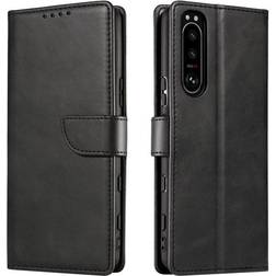 Hurtel Plånboksfodral Sony Xperia 10 iii Svart Med Ställ