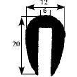 Fenderliste 12x20mm