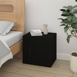 vidaXL svart 50x39x47 Sängbord