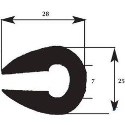 Fenderliste 25x28mm