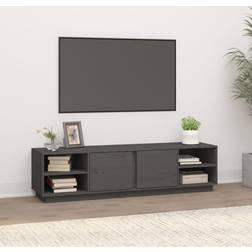 vidaXL 156x40x40 massivt fyrretræ TV-bord