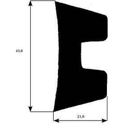 Fenderliste 43x21mm