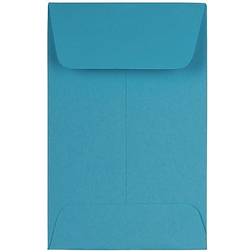 Jam Paper #1 Coin Business Colored Envelopes 2.25 x 3.5 Blue Recycled 352727818I