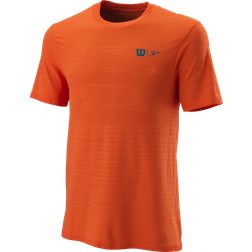 Wilson Men's Bela Seamless Crew III T-shirt - Orange