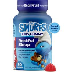 The Smurfs Melatonin Gummies with Chamomile & Lemon Balm