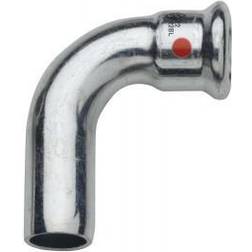 89 mm TURBO Steel bøjning 90G. muffe/nippel