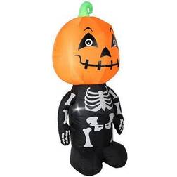 Sunnydaze Decor PUMPKIN SKELETON INFLATABLE HALLOWEEN