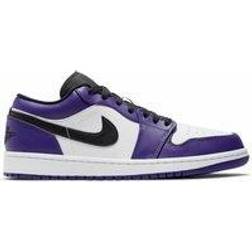 NIKE Air Jordan 1 Low GS - Court Purple/Black/White