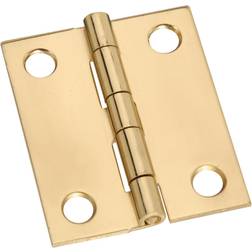 National Hardware 1-1/2 L Solid Brass Door Hinge 2 pk