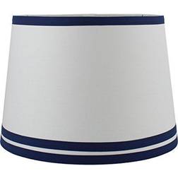 Urbanest Urbanest White with Double Trim French Drum 10-inch Shade