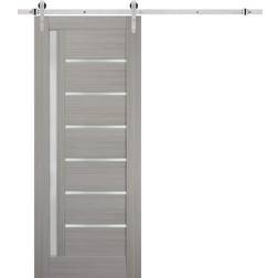SartoDoors 30 Finished Sliding Door Clear Glass R (x82.7")