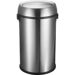 Stainless Steel Trash Can with Swing Lid 17-Gallon ALP470-65L-1