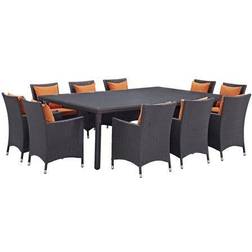 modway Convene Collection Patio Dining Set