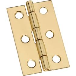 National Hardware 2 L Solid Brass Narrow Hinge 1 pk