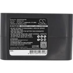 Dyson Batteri til DC34, DC35 og DC45 Type B 2500mAh Extra Power