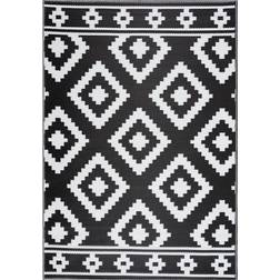 Playa Rug Black, White