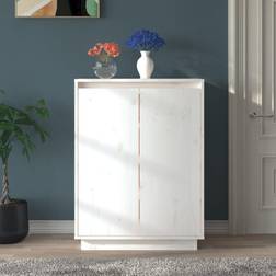 vidaXL Skoskap Hvit 60 x 35 x 80 cm Skohylle