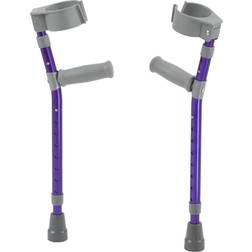 Pediatric Forearm Crutches, Small, Wizard Purple, Pair