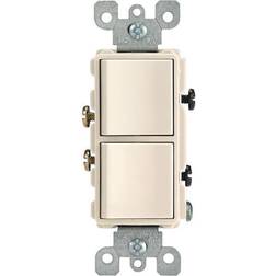 Leviton 5634-ts decora 5634-t 15 amp, 120/277 volt single-pole ac combination