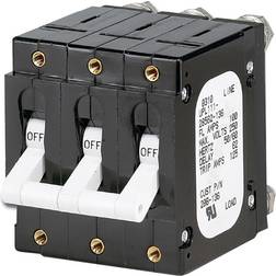 Paneltronics 'c' frame magnetic circuit breaker 100 amp triple pole white