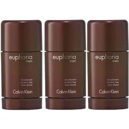 Calvin Klein Euphoria Men Deo Stick 75ml 3-pack