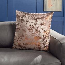 Safavieh edmee metallic Complete Decoration Pillows Brown, Copper (50.8x50.8cm)