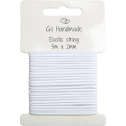Go Handmade Gummischnur White