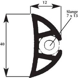 Fenderliste 40x12mm