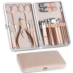 Manicure Set Pedicure Kit Nail Clippers Grooming Kit Nail Case