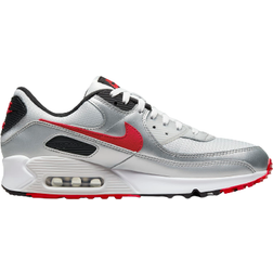 NIKE Air Max 90 M - Photon Dust/Metallic Silver/Black/University Red