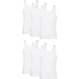 Hanes Men's Tank Top Undershirt 6-pack - White