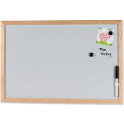 Naga White Board Wood Frame 40x60cm