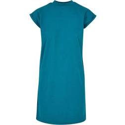 Urban Classics Women's Turtle Extended Shoulder Dress - Water Green