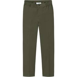 Les Deux Pino Linen Pants - Olive Night