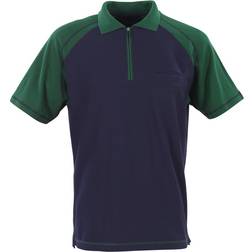 Mascot Chest Pocket Polo shirt - Navy/Green