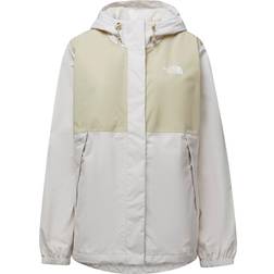 The North Face Women’s Antora Jacket Plus Size- Gravel/Gardenia White