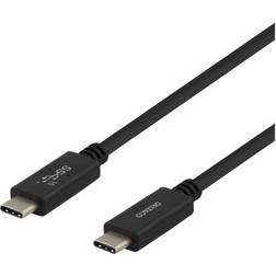 Deltaco USB C - USB C Gen2 3.1 M-M 1m