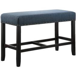 Roundhill Furniture PB162BU Biony Settee Bench