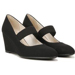 LifeStride Gio Mj Mary Janes Black Microsuede Black Microsuede