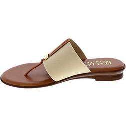 Women's Italian Shoemakers Afia Flip-Flops in Natural