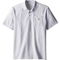 Carhartt Polo Manches Courtes Maille Piquée Poche S1K570HGYXXL