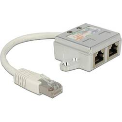 DeLock RJ45 - 2xRJ45 M-F Y-Adapter