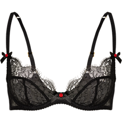 Agent Provocateur Lorna Lace Plunge Underwired Bra - Black